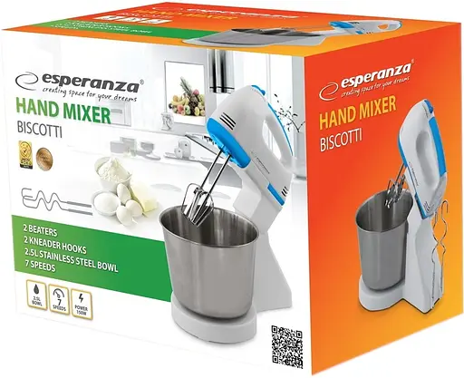 Миксер Esperanza Biscotti EKM019W - фото 2