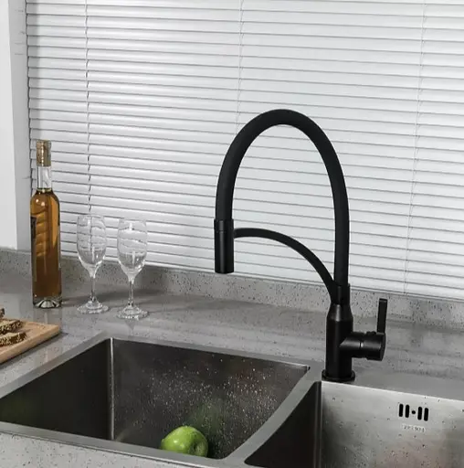 Змішувач для кухні Frap з гнучким виливом F4552-6 - фото 2