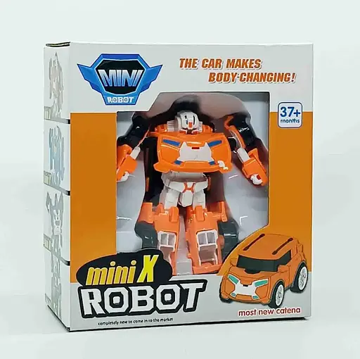 Робот Star toys Трансформер Тобот Міні X 12 см Помаранчевий - фото 7