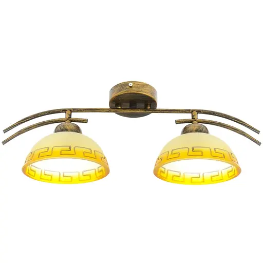 Люстра потолочная Brille в спальню E27 60W BR (BKL-164C/2)