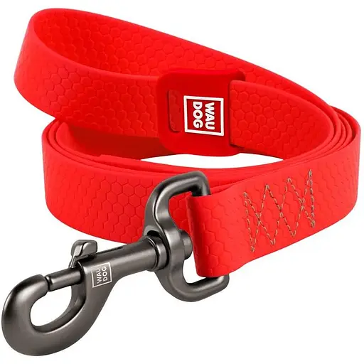Повідець для собак Waudog Waterproof водостійкий S, червоний