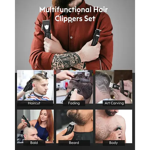 Професійний набір триммерів для волосся YiLFo для чоловіків - фото 7