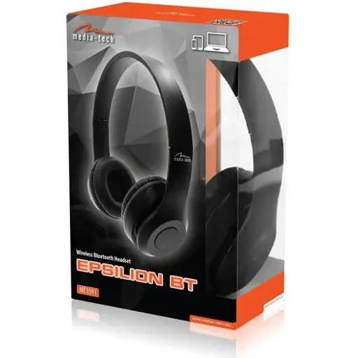 Гарнитура Media-Tech Epsilion BT MT3591 FM/MP3 Bluetooth+35 мм Black - фото 6