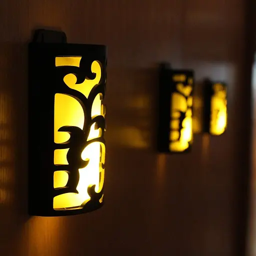 Декоративные фонари WRalwaysLX с таймером, без пламени свечи для внутренних и наружных настенных светильников, мерцание - фото 4