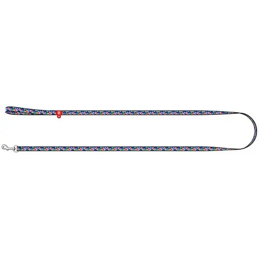 Повідець для котів та дрібних порід собак Waudog Nylon нейлоновий, малюнок "Інжир", XS - фото 2