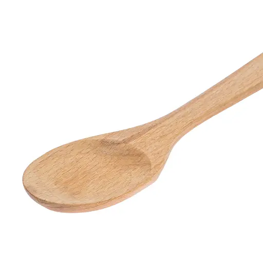 Ложка кухонна кухарська неглибока дерев'яна 25 см, Woodly Коричневий 86776 - фото 3