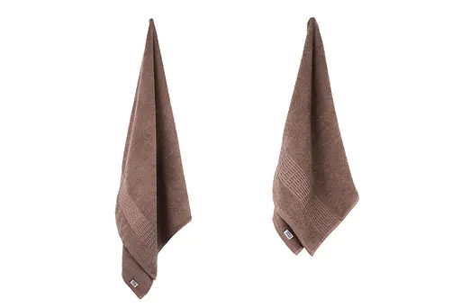 Набор полотенец махровых Ardesto Lotus 50х90 см 70х140 см 2 шт. 100% хлопок какао (ART2357CA)  - фото 7