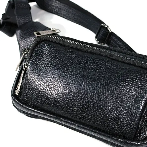 Кожаная мужская сумка на пояс TARWA 14х29х5 см sum0025938 - фото 14