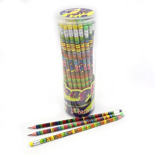 Карандаш чернографитовый School, HB, с ластиком, 48 шт., 0417DSCN