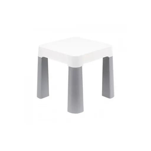 Детский табурет 0860TXK серо-белый, до 75 кг 32 х 32 х 28 см