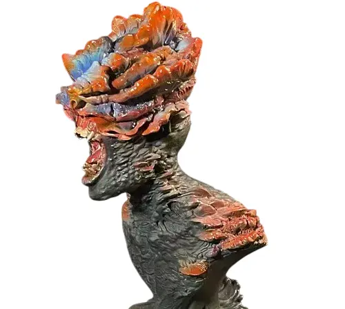 Фігурка Лускун Бюст Clicker bust Одні З Нас The Last of Us 26 см CH TLOU C 26 - фото 4