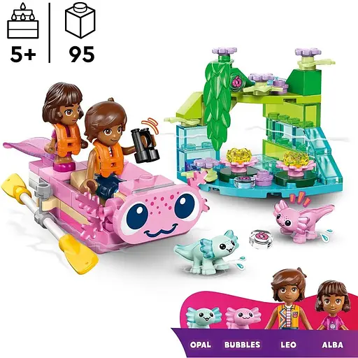Конструктор LEGO Friends Приключенческая лодка Аксолотль 95 деталей (42681) - фото 4