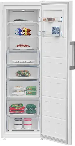 Beko Морозильна камера Beko, 187x61x71, 286л, 1дв., A+, NF, білий - фото 3
