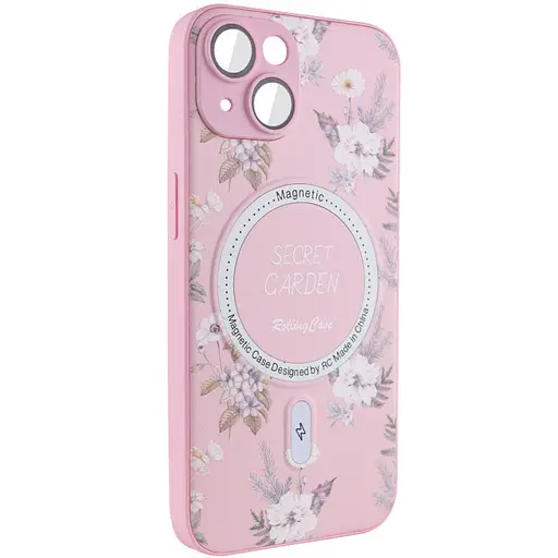 Чохол Epik TPU+PC Secret Garden with MagSafe для Apple iPhone 15, 6.1 Pink - фото 2
