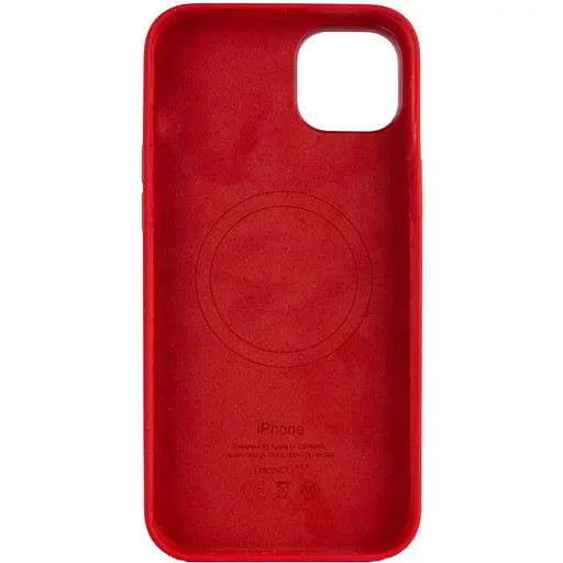 Чехол Epik Silicone case AAA with Magsafe для Apple iPhone 13 Pro 6.1 Красный/Red - фото 2