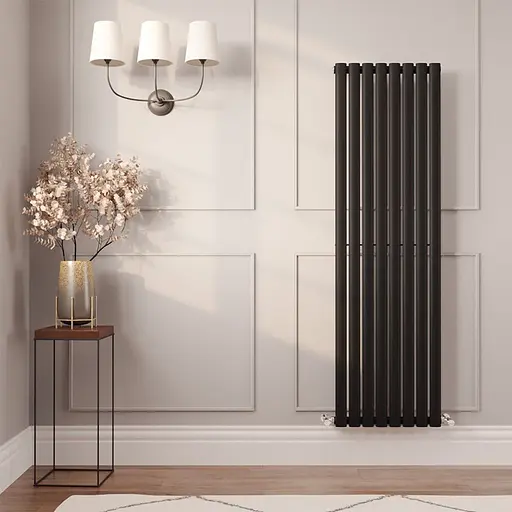 Радіатор дизайнерський Ideale Adele 11 8/1500/472 чорний, Чорний - фото 2