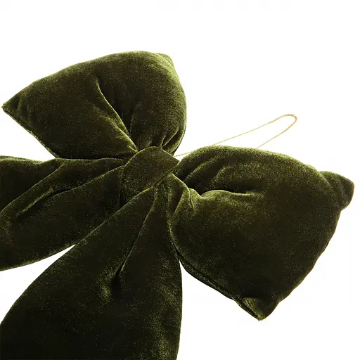 Украшение декоративное Yes! Fun Бант 24x18 см темно-зеленое (975081) - фото 3