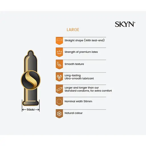 Презервативы безлатексные Skyn ​​Large XL (10 шт.) - фото 3