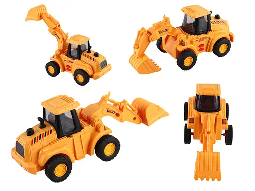Экскаватор ST55-14, инерция, на батарейках, музыка, световые эффекты, 44.5x9.5x32.5 см