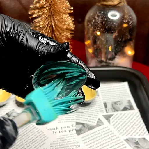 Набір з 40 металевих порційних формочок для випічки печива Горішки з ребристою поверхнею, Ласунка Сірий 87129 - фото 2