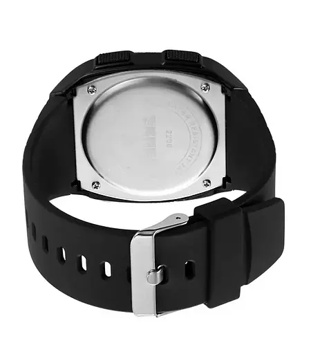 Часы мужские наручные спортивные Skmei 2208 (Черный с черным) - фото 8