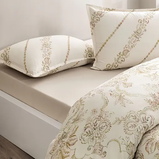 Постільна білизна Sec&Ser Livia Ecru Ранфорс Преміум Tac pbe0051579 - фото 4