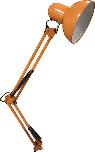 Настільна лампа на струбцині 60W E27 LU-074-1800 ORANGE (ПОМАРАНЧЕВА) TM LUMANO - фото 1