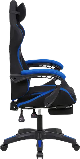 Геймерское кресло GT Racer черное с синим (X-2324 Fabric Black/Blue) - фото 5