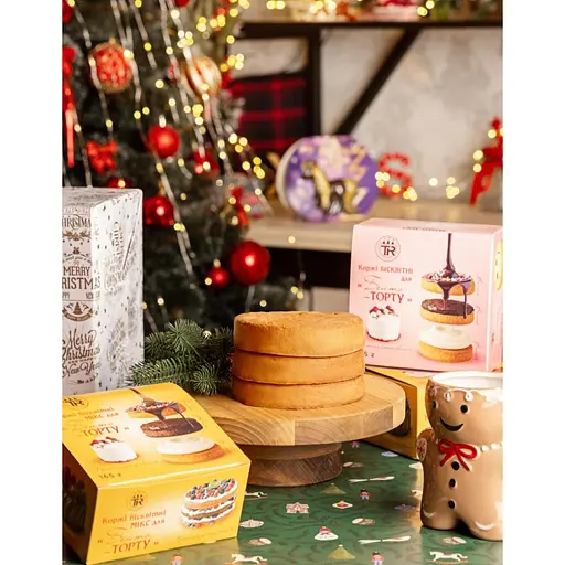 Коржі бісквітні Truff Royal для Бенто-торту 165 г - фото 3