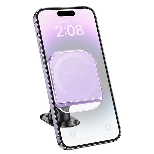 Автодержатель Hoco H43 магнитный фиолетовый - фото 3