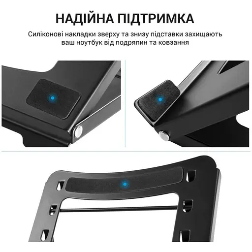 Подставка для ноутбука, планшета OfficePro LS-325G Gray - фото 7