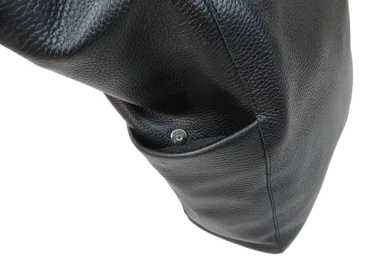 Женская кожаная сумка на двух ручках Borsacomoda черная sum0028736 - фото 9