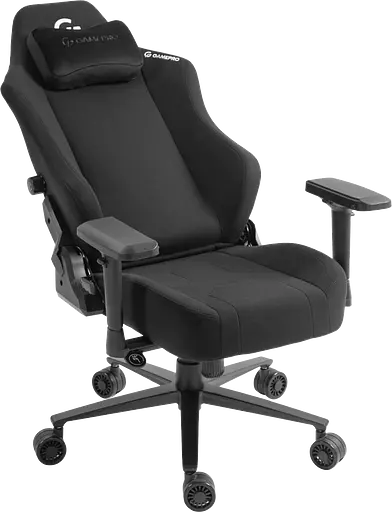 Игровое кресло GamePro GC775B Black fabric (GC775B) - фото 4