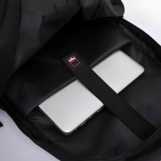 Універсальний міський рюкзак Justpack з ортопедичною спинкою чорний 31 х 48 х 19 см (5778) - фото 6