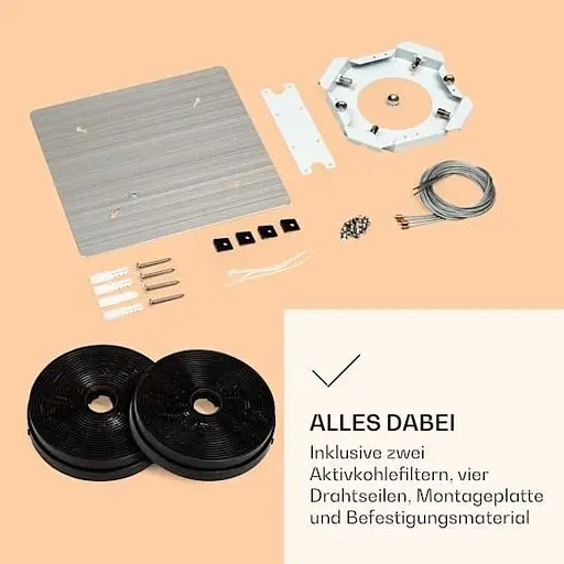 Вытяжка Klarstein Futurelight Smart 420 м³/ч 200 Вт островная (10038710) - фото 6