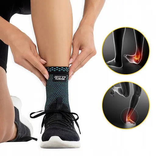 Фіксатор (бандаж) для гомілкостопу 4FIZJO 1 шт 4FJ0489 Size L (P-5907739318046) - фото 8