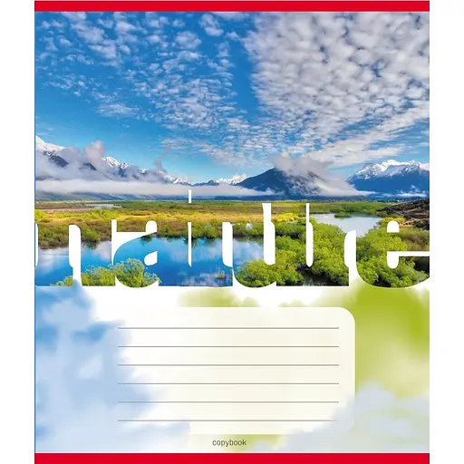 Зошит загальний "Природа" Leader 060-610048K-3 в клітинку, 60 аркушів - фото 1