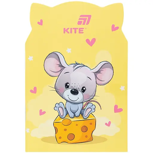 Блокнот мягкая обк. 48 л. Cheese Mouse (K25-461-4)