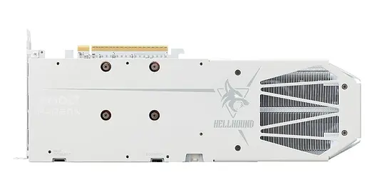 Видеокарта PowerColor AMD Radeon RX 9060 XT 16GB Hellhound Spectral White (RX9060XT 16G-L/OC/WHITE) (GDDR6, 128 bit, PCI-E v5.0 x16) - фото 3