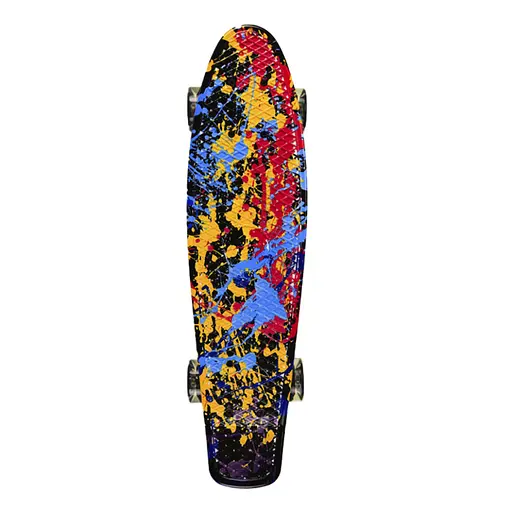 Скейт "Пенни борд" Bambi SC20410 колеса со светом, принт, 56 см