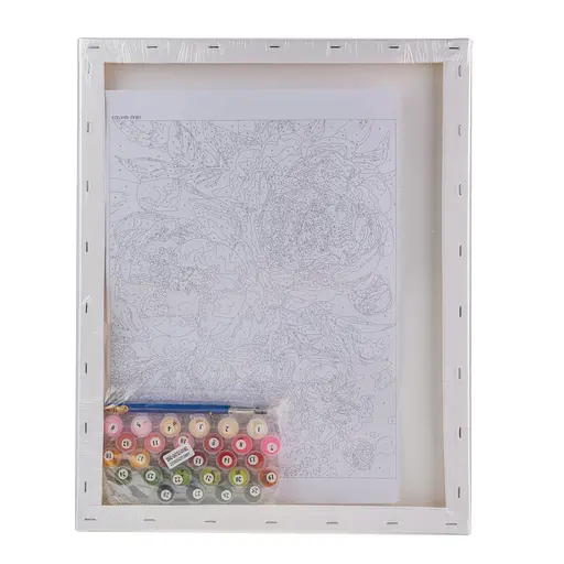 Набір для розпису по номерах "Квітковий настрій" 40*50 см, IDEA2-GX47323, ТМ "99IDEAS" - фото 6