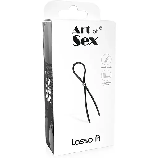Эрекционное кольцо Art of Sex - Lasso A, регулируемая тугость - фото 4