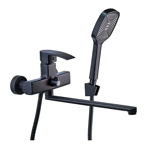 Змішувач для ванни Mixxus Magnum 006 MI6197 Чорний матовий - фото 1