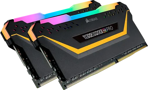 Оперативна пам'ять Corsair 16GB (2x8GB) DDR4 3200MHz Vengeance RGB Pro Black (CMW16GX4M2C3200C16) - фото 2