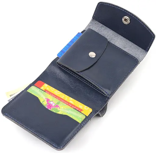 Кожаный портомный унисекс Shvigel 10.7х9.5х1.5 см acs0022847 - фото 3