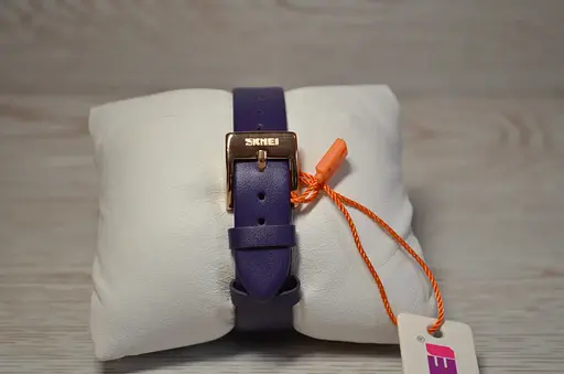 Женские классические часы Skmei 1432 (Фиолетовый) - фото 8