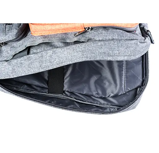 Рюкзак-сумка для ноутбука 15.6" ModeCom Reno сіро-помаранчева - фото 3