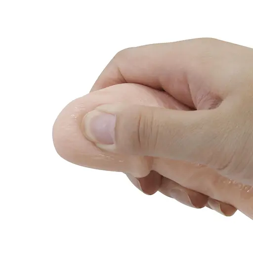 Вібратор Pretty Love Leander Realistic, 20.3 см (тілесний) - фото 7