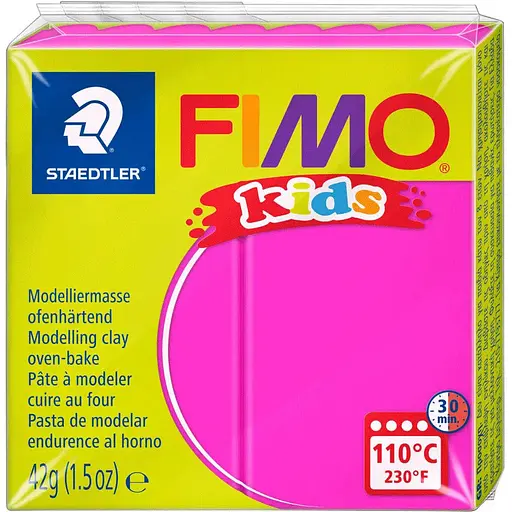 Пластика Fimo kids Фуксия 42 г   - фото 1