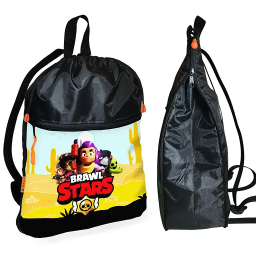 Шкільний рюкзак дитячий Бравл Старс + Сумка для взуття спортивної форми рюкзак-мішок для хлопчика (01678) - фото 2